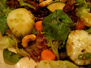 Salad topped with Holiday Spice Orange Viniagrette - 25