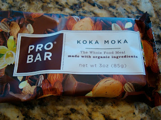 Close up of Pro Bar Koka Moka flavor