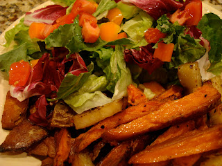 Garden Salad with Holiday Orange Spice Dressing