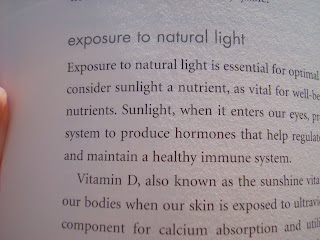 Article in book titled exposure to natural light