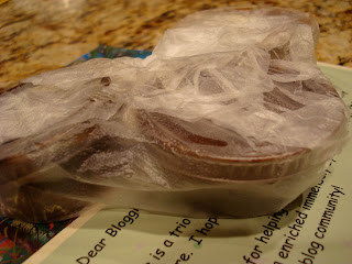 Bag full of the butters and dips sent with Christmas Card - 31