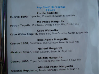 Top Shelf Margarita List