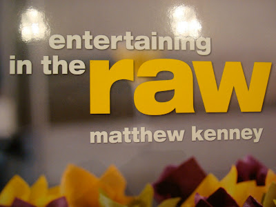 Entertaining in the Raw Book by Matthew Kenney