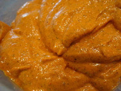 Up close of Spicy Doritos Cheezy Dip