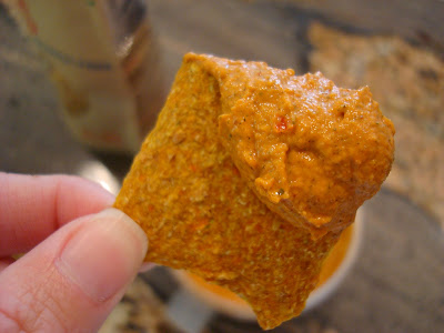 "Spicy Doritos" Cheezy Dip on chip