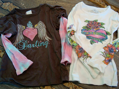 Two shirts one brown one white - 29