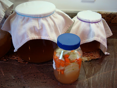 Vegan Sweet and Sour Refrigerator Pickles in jar