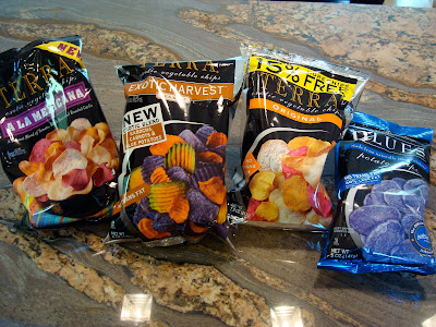 Four bags of Terra Chips