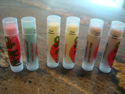 Oh Wow Vegan Friendly Lip Balm in various flavors