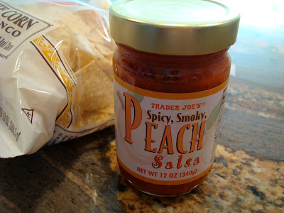 Jar of Peach Salsa