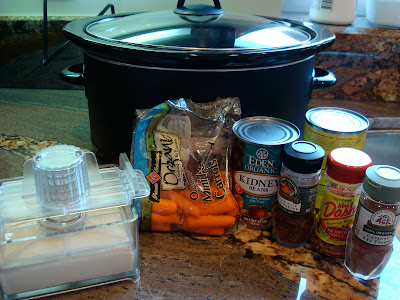 Ingredients needed to make Vegan Crock Pot Chili