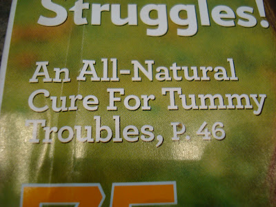 Article in magazine titled An All-Natural Cure for Tummy Troubles