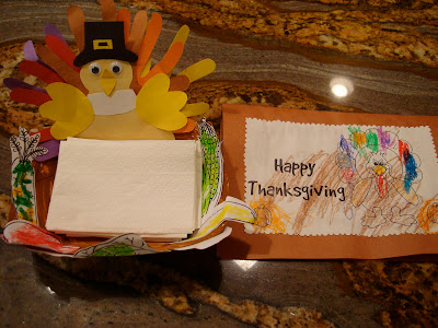 Thanksgiving crafts made by young child - 3