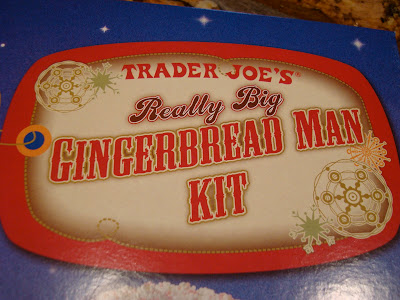Close up of Label on Gingerbread Man Kit