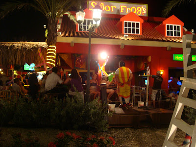 Close up of Señor Frogs Restaurant 