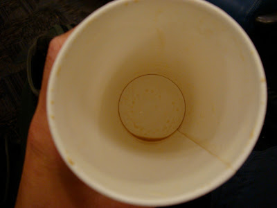 Inside empty Starbucks cup