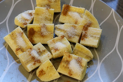 Bananas with sugar and spice