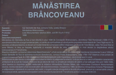 Manastirea Sambata-Manastirea Brancoveanu