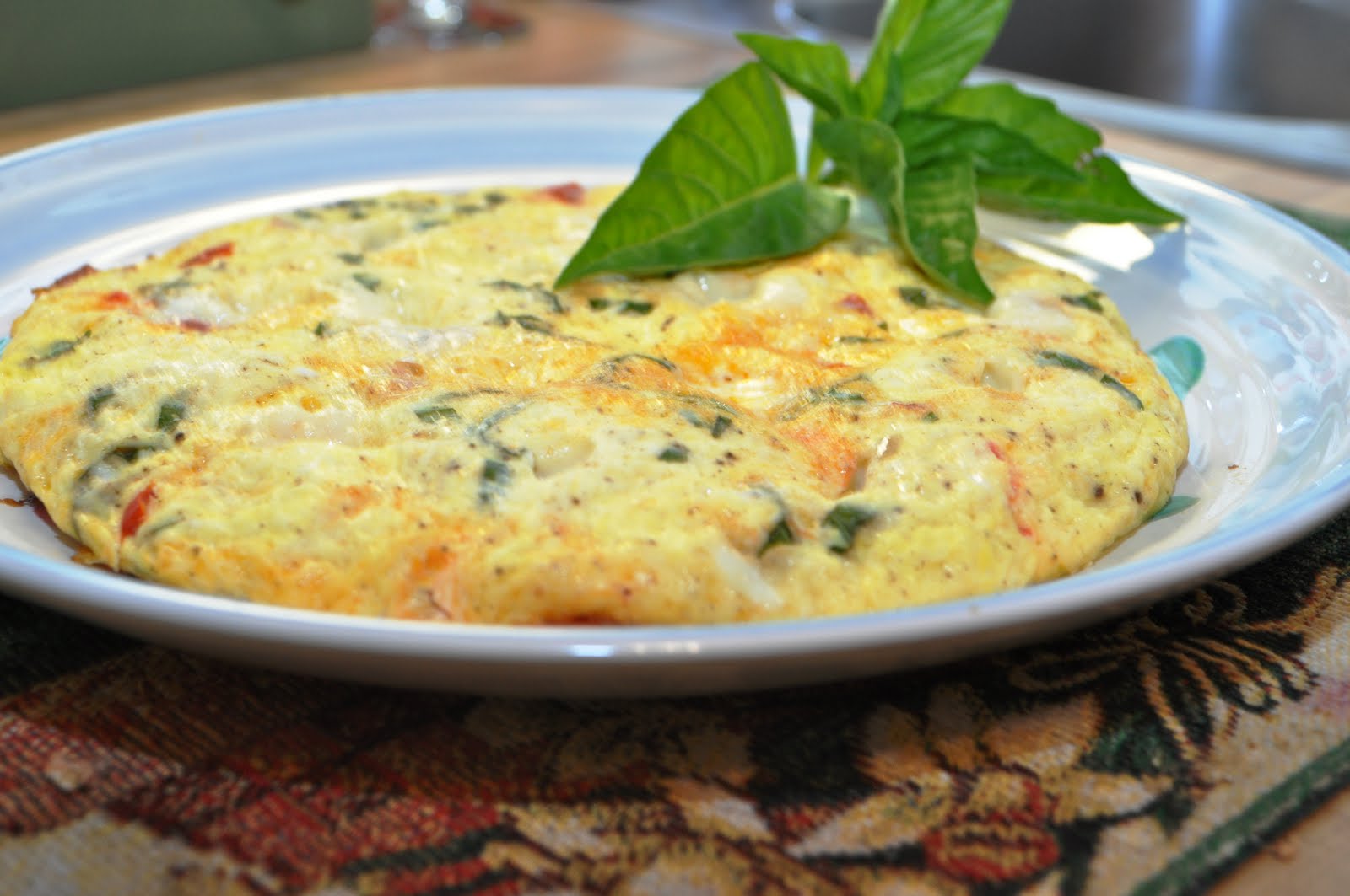 Kate's Kitchen Prosciutto Mozzarella Frittata