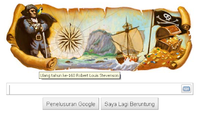 Ulang Tahun ke-160 Robert Louis Stevenson