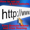 How to set up a free website