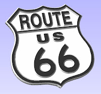 autocad files,dxf art for cnc machine cutting,Route 66 Sign