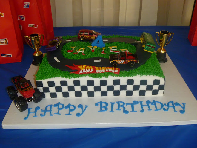 Javier's Hot Wheels Birthday Cake