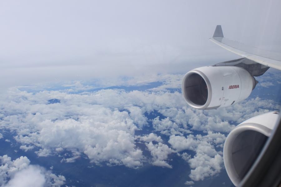 Viva Colombia! Der Ausblick aus dem Flugzeug