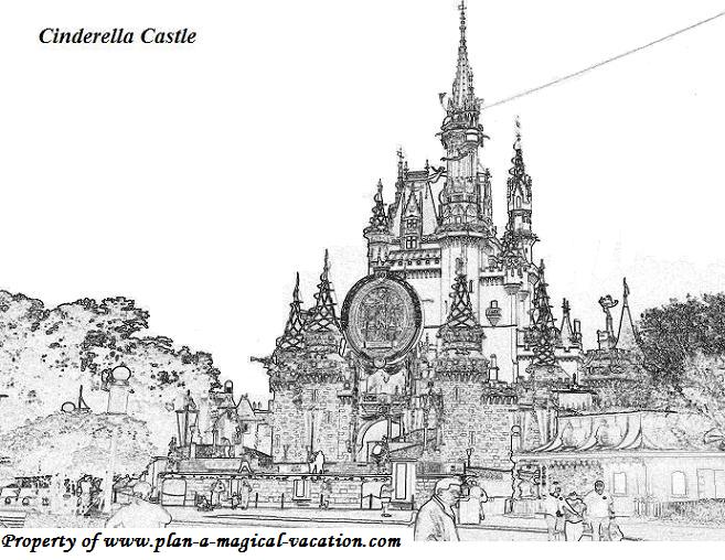 Disney Castle : Free Printable Disney Coloring Pages