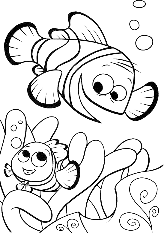 New Printable Disney " Finding Nemo " Animal Coloring Pages kentscraft