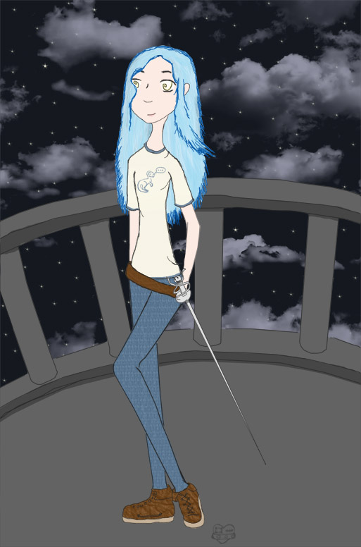 The Adventures of the MotleyMince ™ “Blue flower, red thorns! Blue