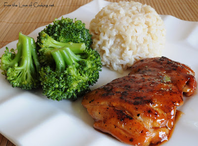 general tsao chicken with brown rice and broccoli