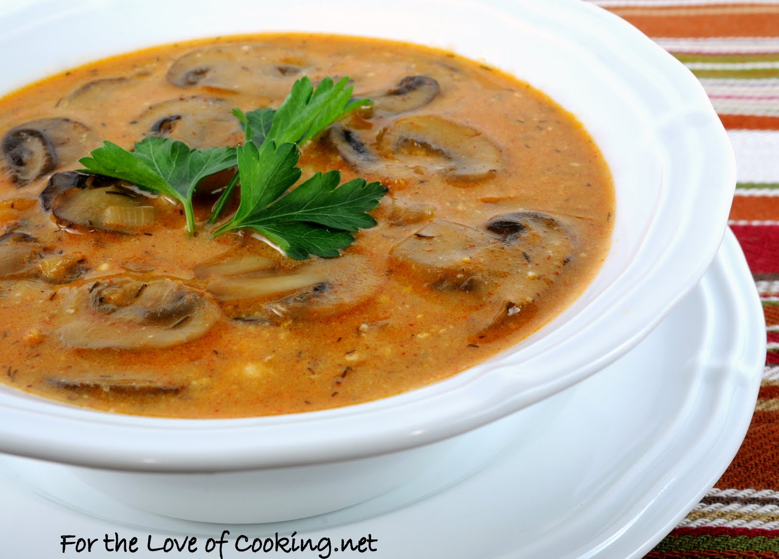 Hungarian Mushroom Soup | For the Love of Cooking
