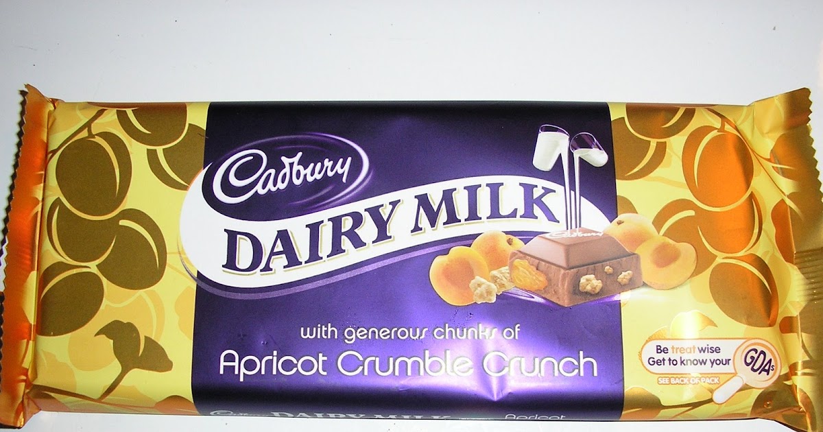FOODSTUFF FINDS Dairy Milk Apricot Crumble Crunch (13/9/09 Sainsburys)