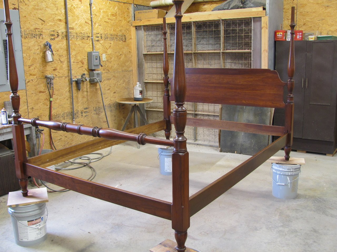 Thomas Nelson Furniture Restoration Penn House Cherry 5/0 Poster Bed