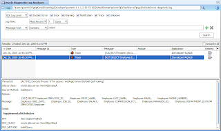 log jdeveloper frequently asked questions messages period