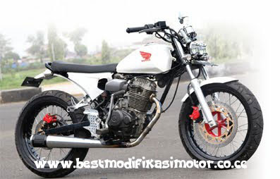# Modifikasi Motor Honda CB 100 Japanese Style Custom Bike 
