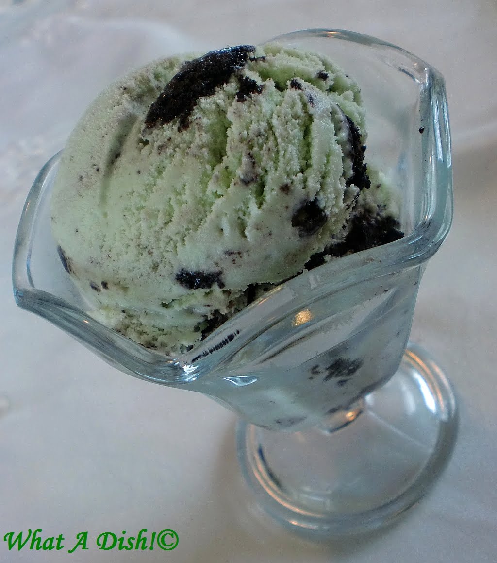 What A Dish! Mint Oreo Ice Cream