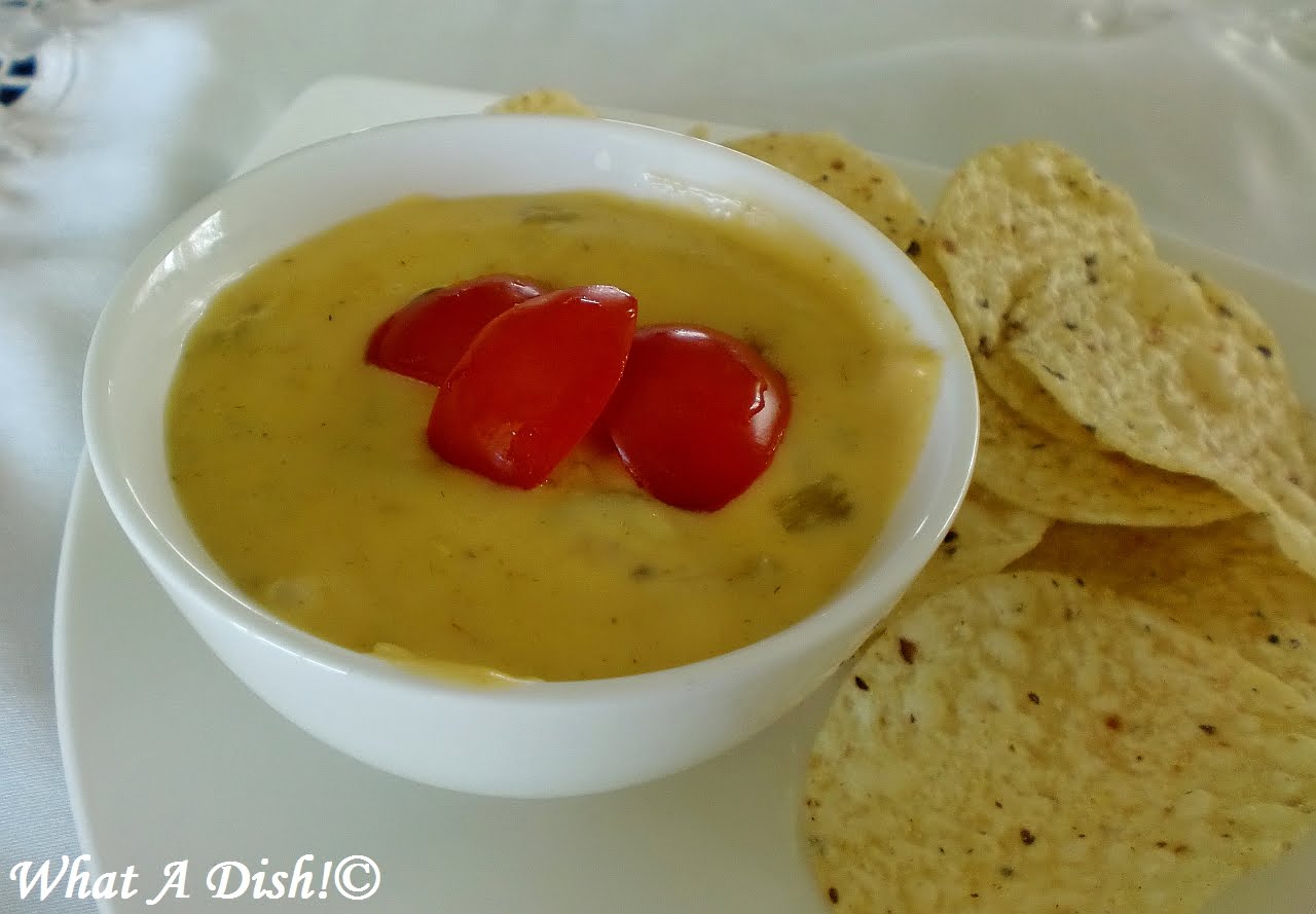 What A Dish! Chile con Queso.... No Velveeta Needed!!