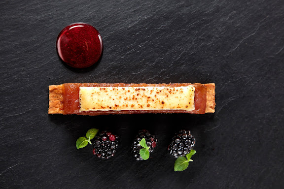 Kaffir Lime Mango Coconut Fromage Blanc Cream