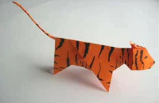 origami tiger