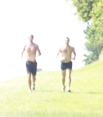 Helping Thin Ben run to Omaha