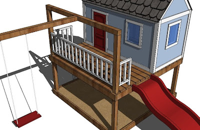 plans for wood playhouse