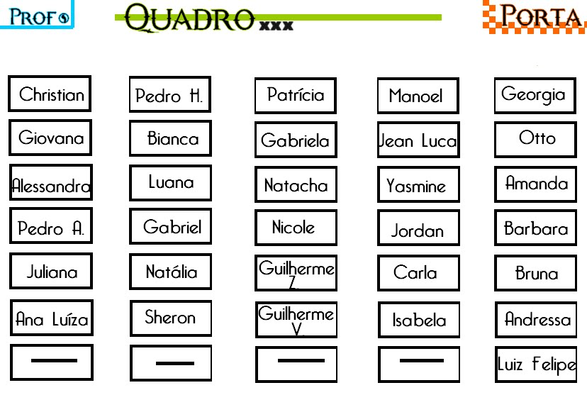 Nono Ano A: Novo Espelho de Classe.