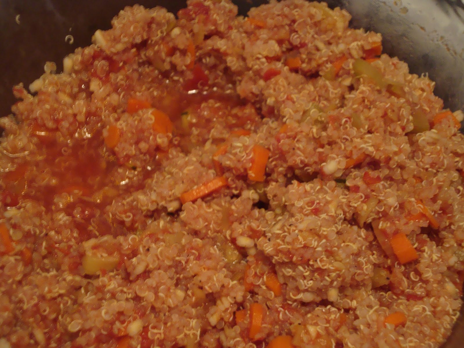 Simply Delicious Eats Quinoa with Jazzed Up Tomato Sauce