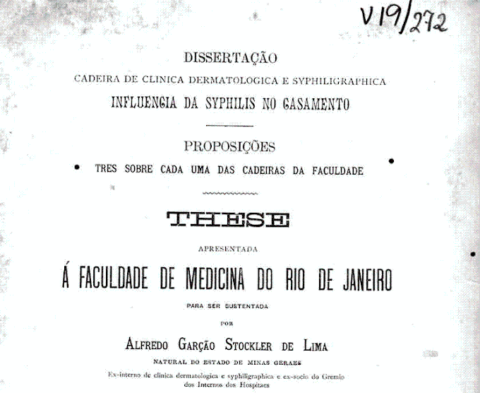 Teses Médicas do Século XIX : Influência da syphilis no casamento (1892)