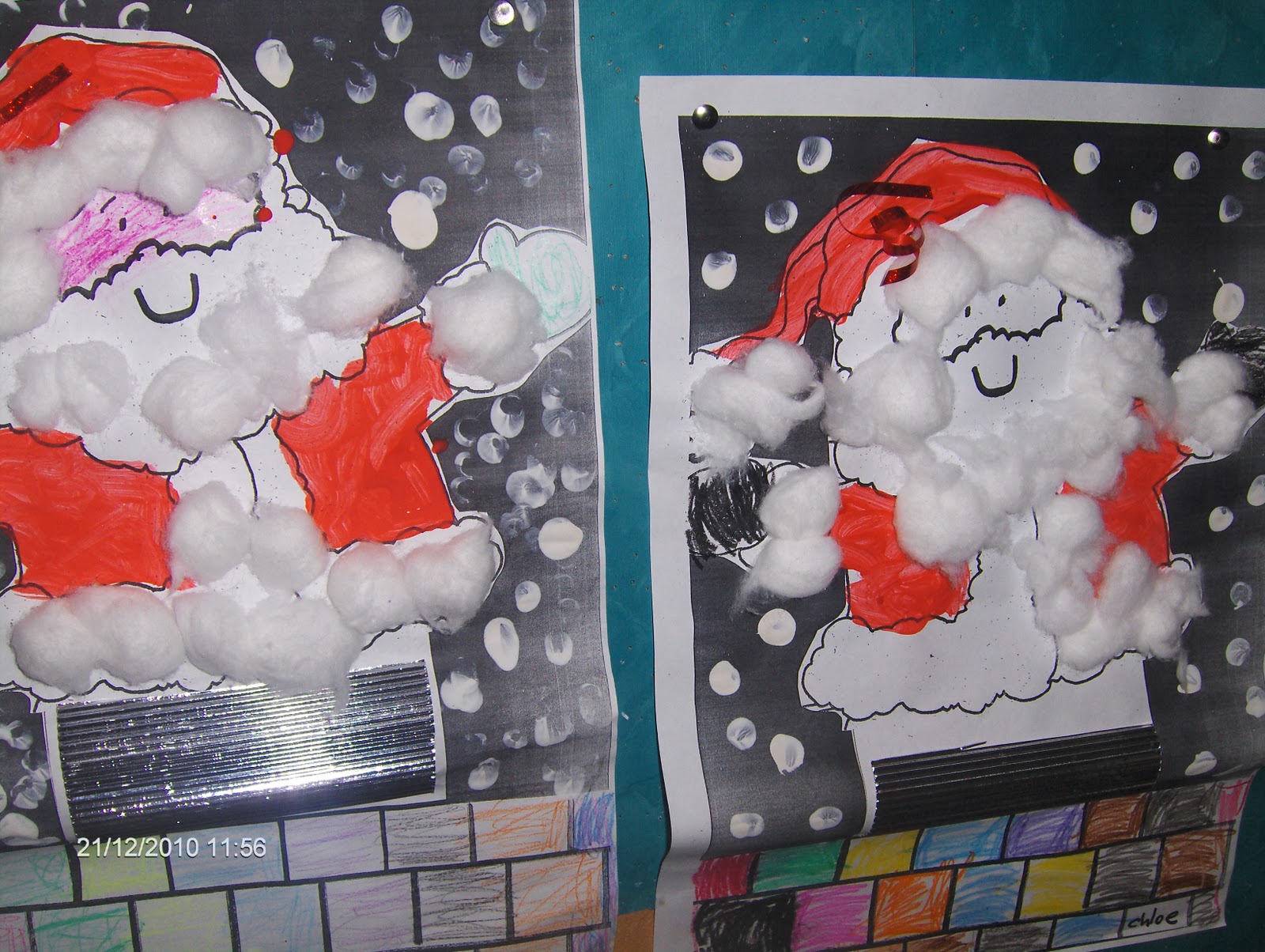 Art, Music and Drama Page Christmas art work Junior Infants