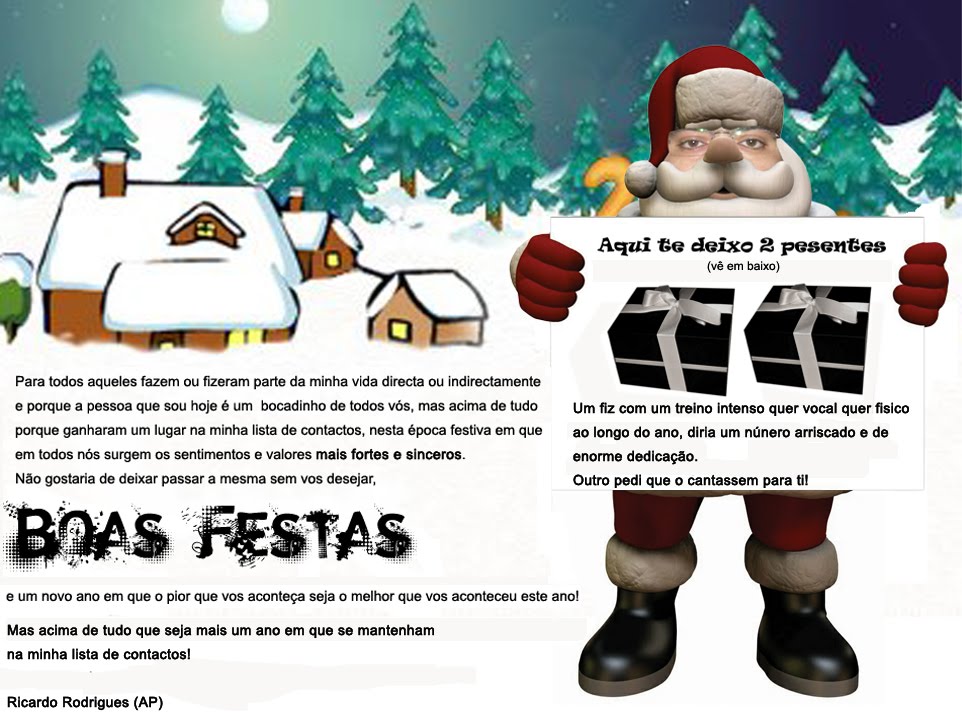 O meu Postal de Natal 2009