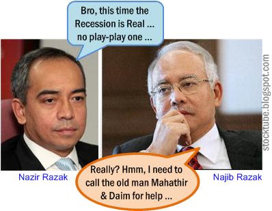 Nazir Najib Razak Real Recession