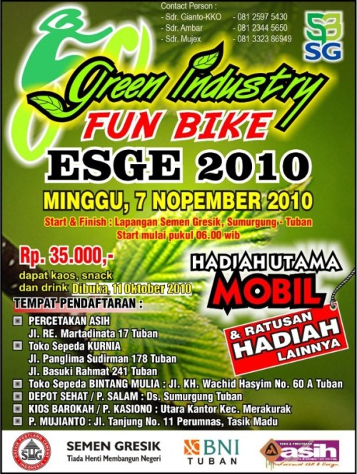 KONCI (KOmunitas oNtel suCI): Menuju Fun Bike ESGE 2010